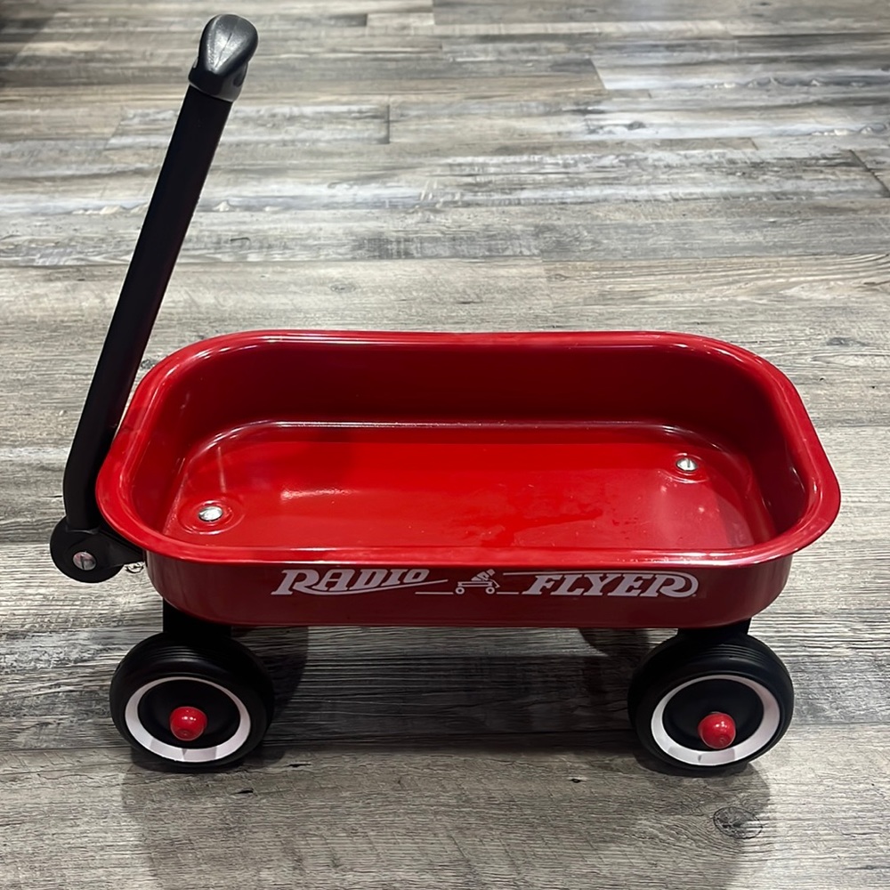Miniature Radio Flyer Metal Wagon